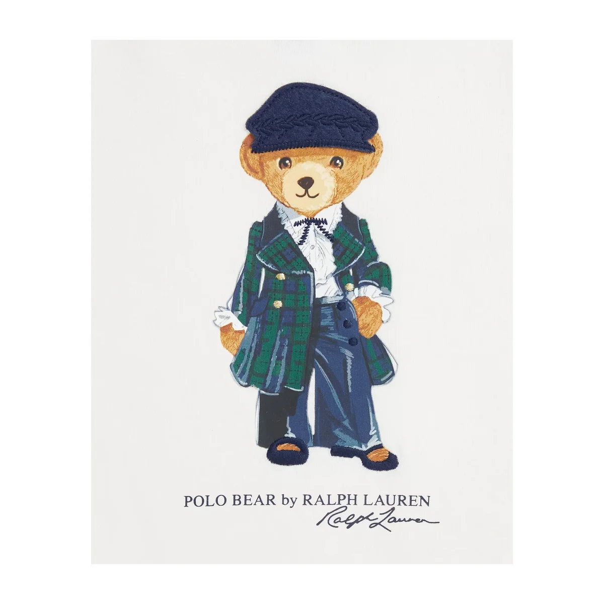 T-shirt Bambina Polo Bear Bianca - immagine 3