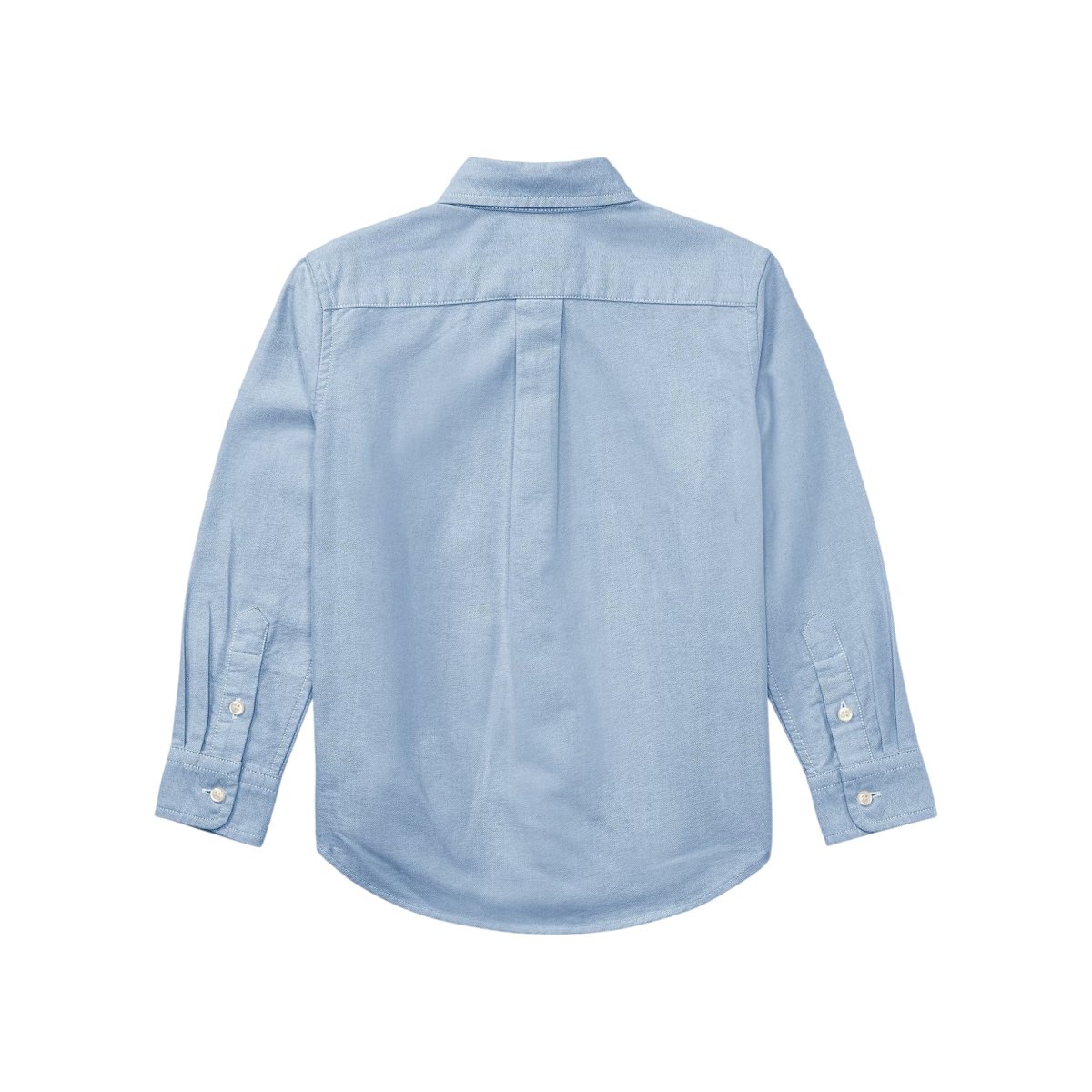 Camicia Oxford Bambino in cotone Slim-Fit Celeste - immagine 3
