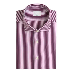 Camicia Uomo a righe Viola Tailor fit