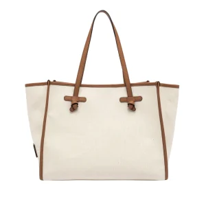Borsa Shopper Marcella Panna con pochette