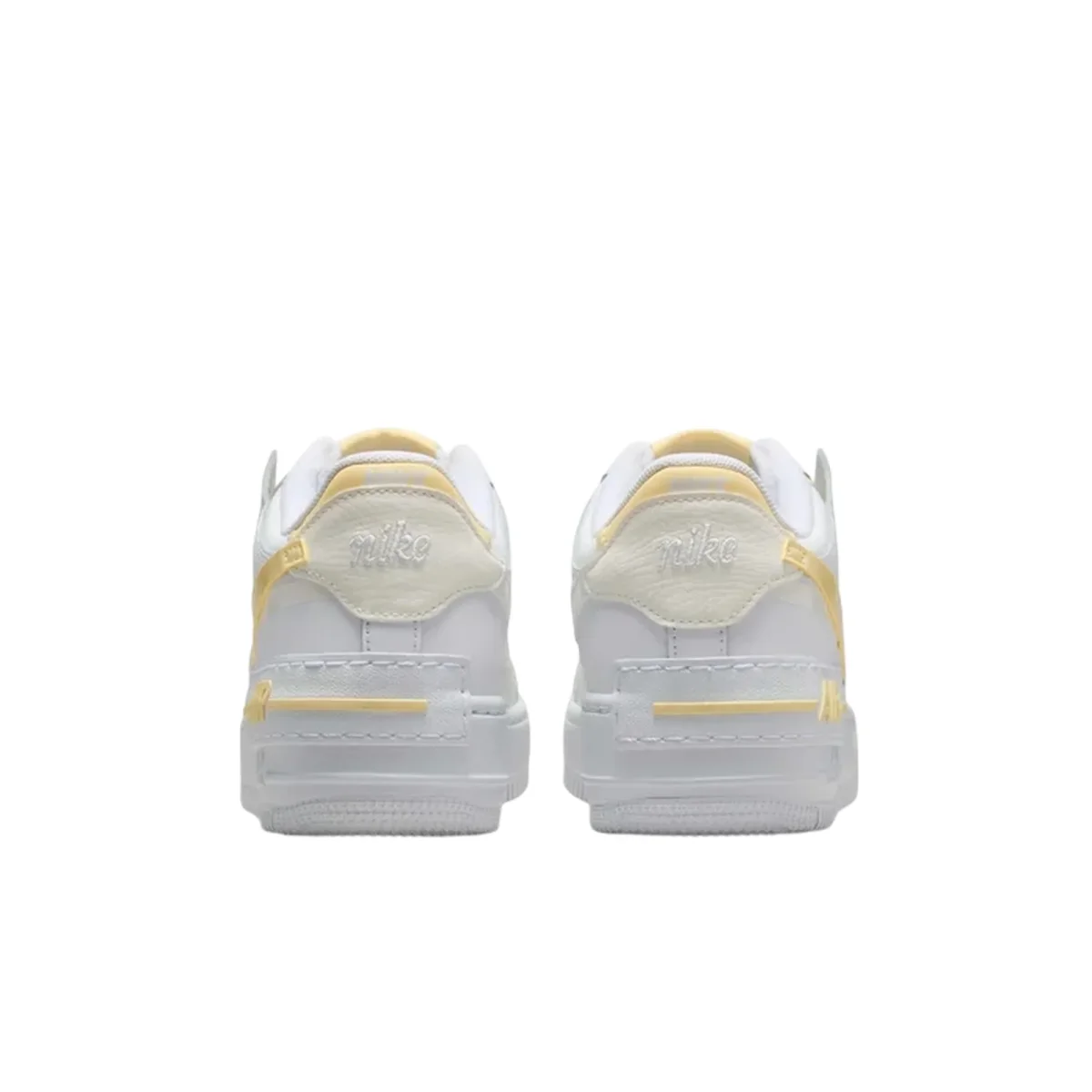 Sneakers Donna Air Force 1 Shadow Bianca/Gialla - immagine 5