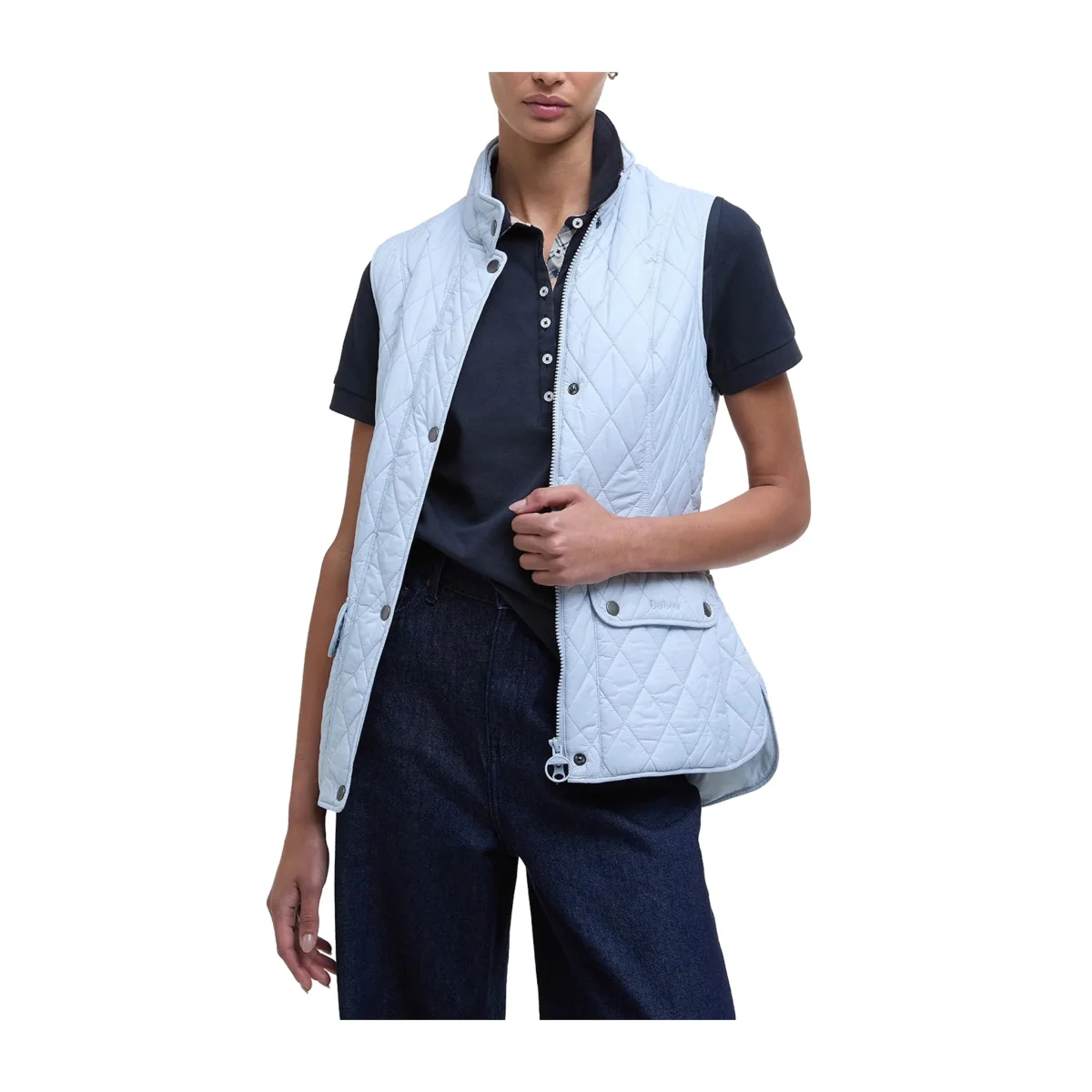 Gilet Donna trapuntato Otterbun Celeste - immagine 3