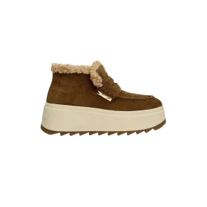 Stivaletto Donna plateau con pelliccia