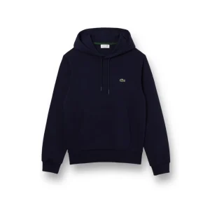 Felpa Uomo in pile Blu con cappuccio