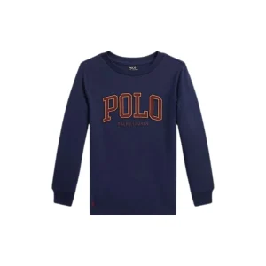 T-shirt Bambino a maniche lunghe navy