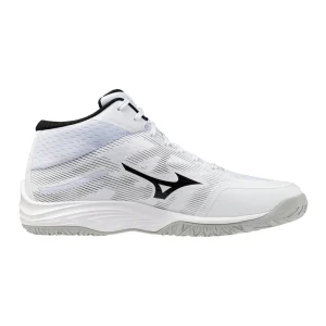 Scarpa Unisex da pallavolo  LIGHTNING SELECT MID Bianca con dettagli neri e rossi